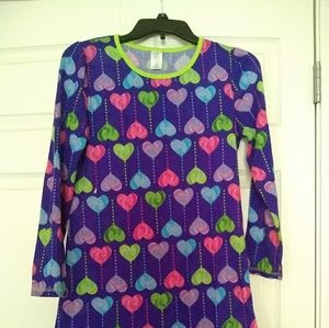 Girl's sleepwear purple nightgown